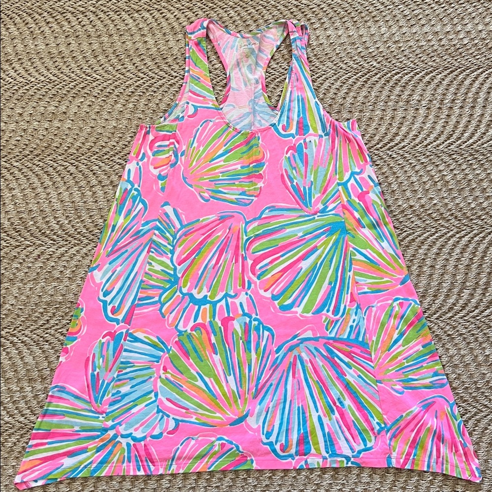 Bright Pink Multicolor Dress by Lilly Pulitzer